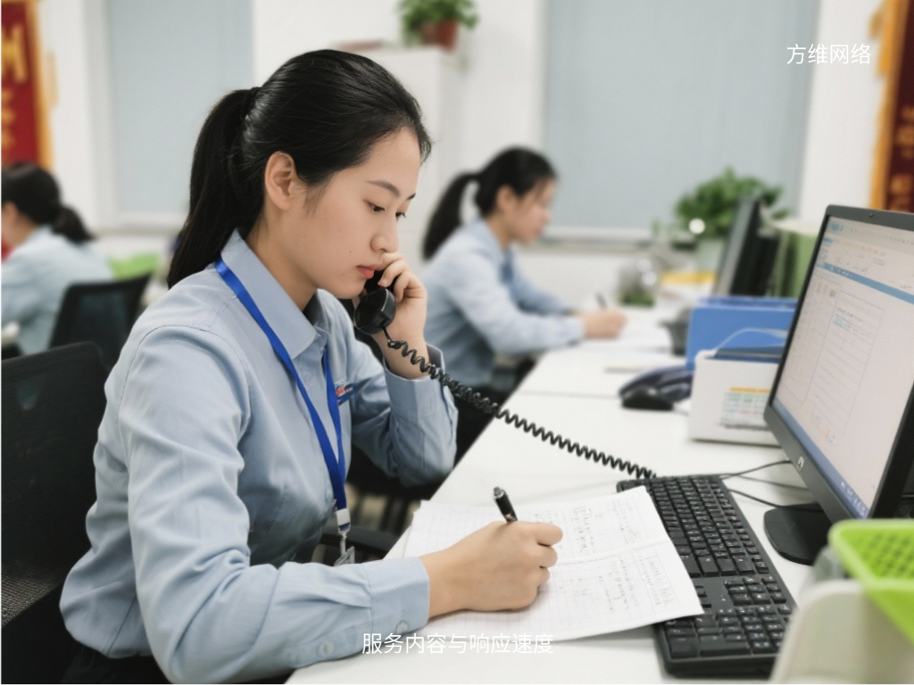 服务内容与响应速度