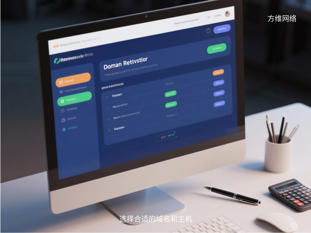 选择合适的域名和主机