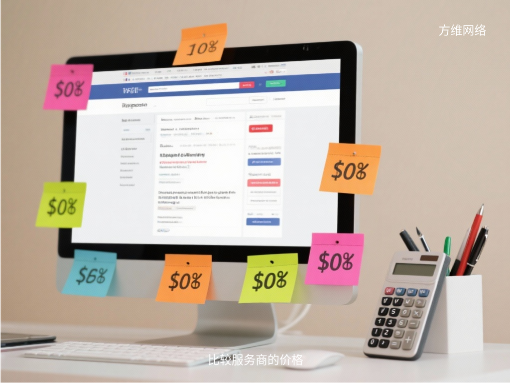 比较服务商的价格